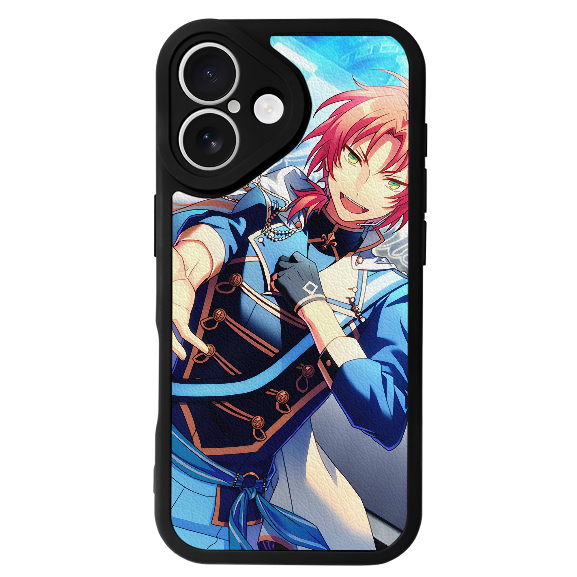 （画像用） あんさんぶるスターズ! Ensemble Stars 【iPhone 16シリーズ対応】シリコンスマホケース（レザー調） 材質：シリコン